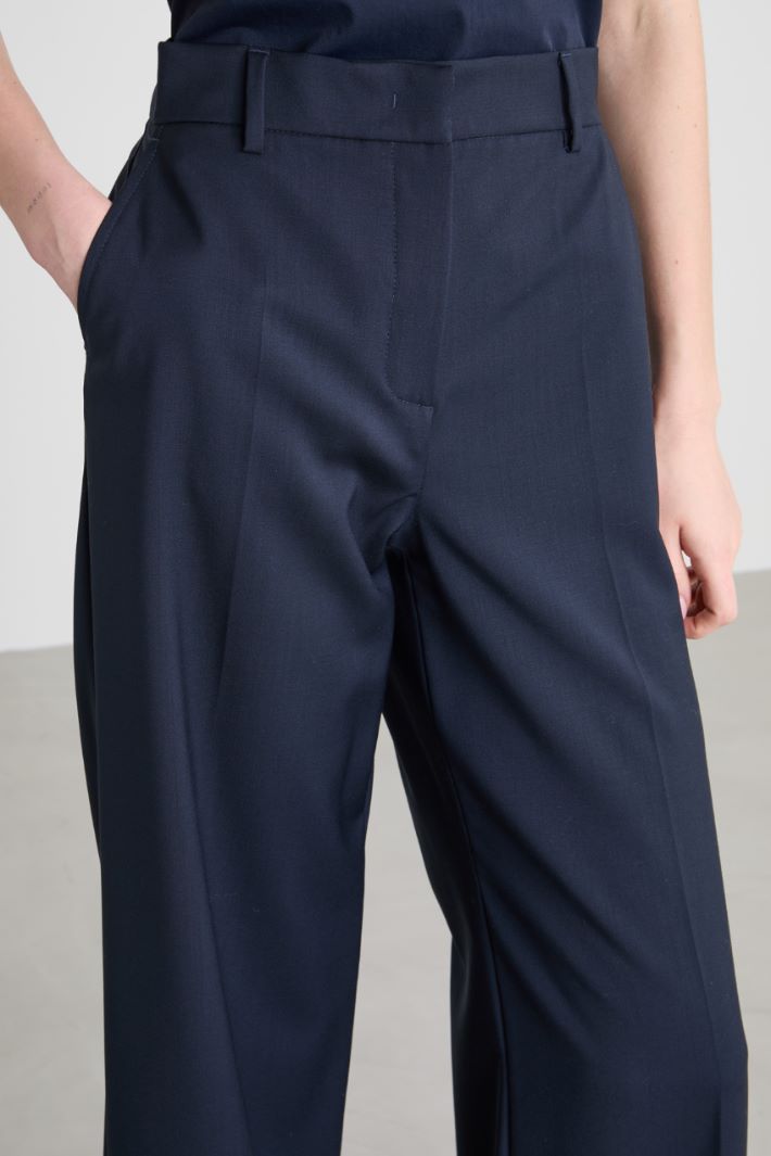 Wool palazzo trousers Intrend - 4