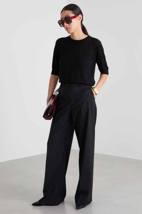 Wool palazzo trousers Intrend