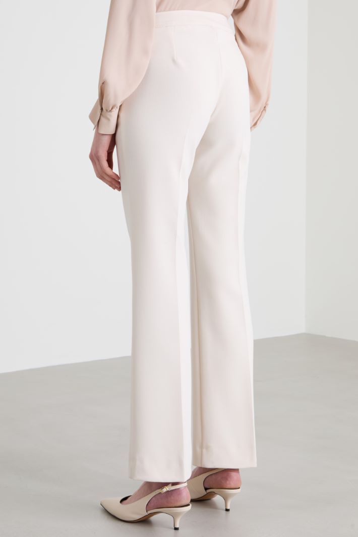 Viscose canvas trousers Intrend - 3