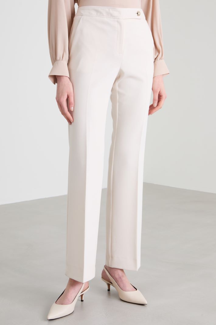Viscose canvas trousers Intrend - 2