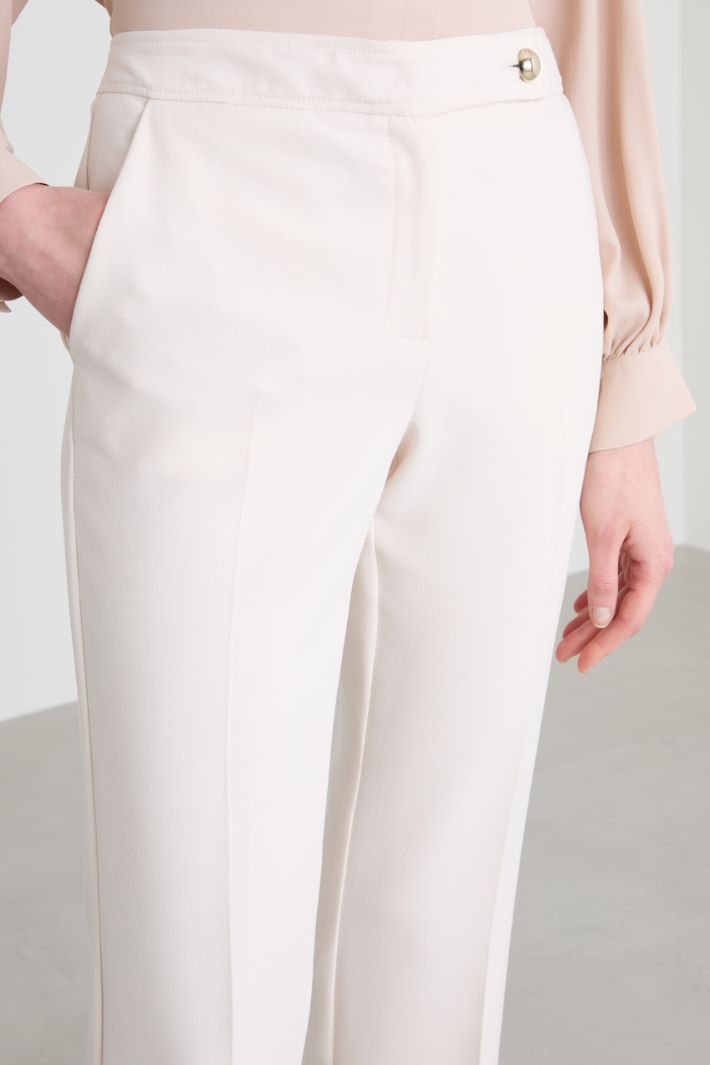 Viscose canvas trousers Intrend - 4