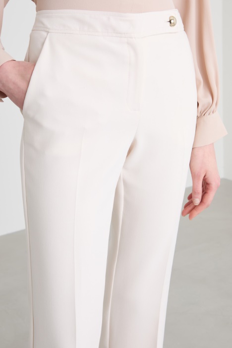 Pantaloni in tela di viscosa