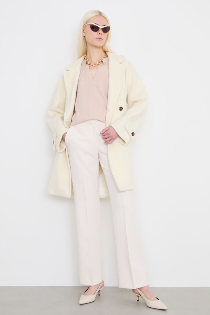 Viscose canvas trousers Intrend