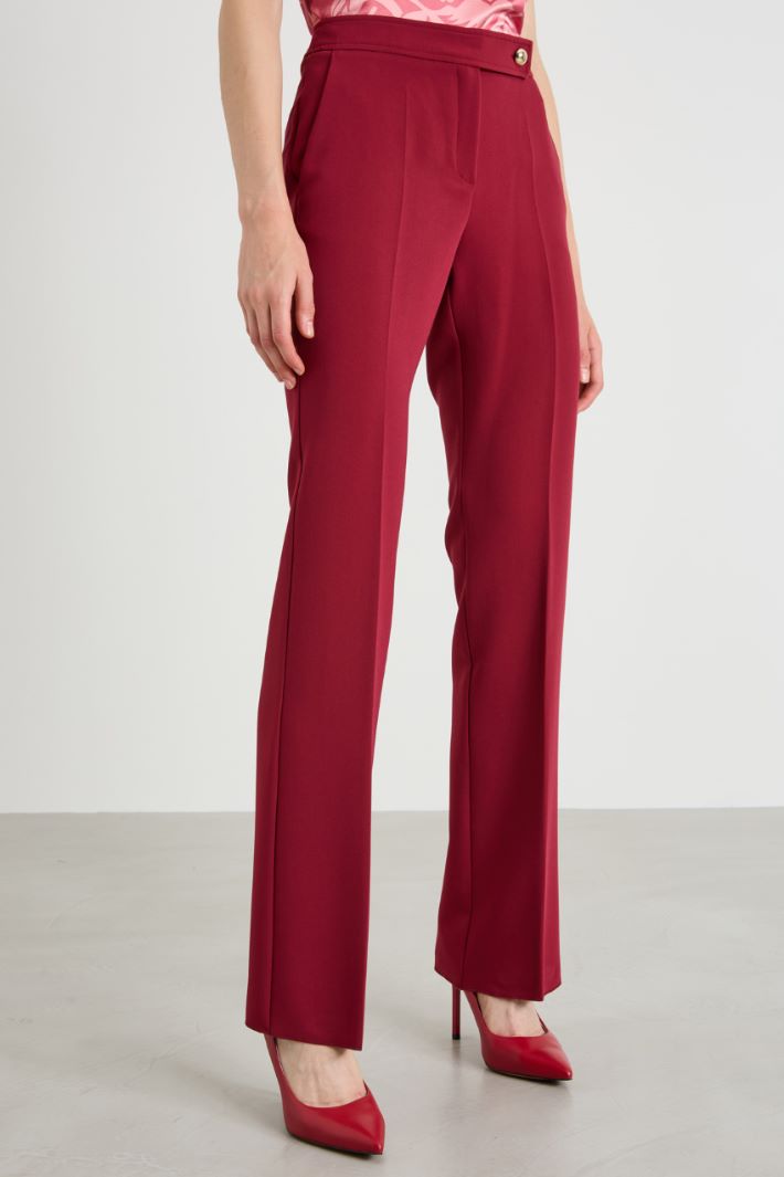 Viscose canvas trousers Intrend - 2