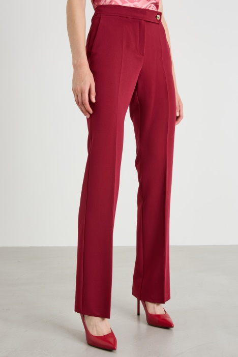 Pantaloni in tela di viscosa