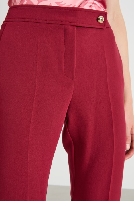 Pantaloni in tela di viscosa