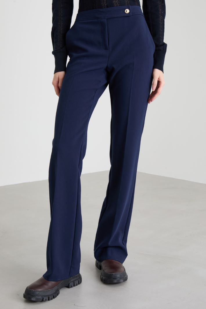Viscose canvas trousers Intrend - 2