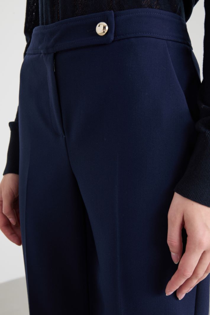 Viscose canvas trousers Intrend - 4
