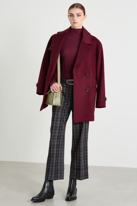 Turn-up straight-leg trousers Intrend