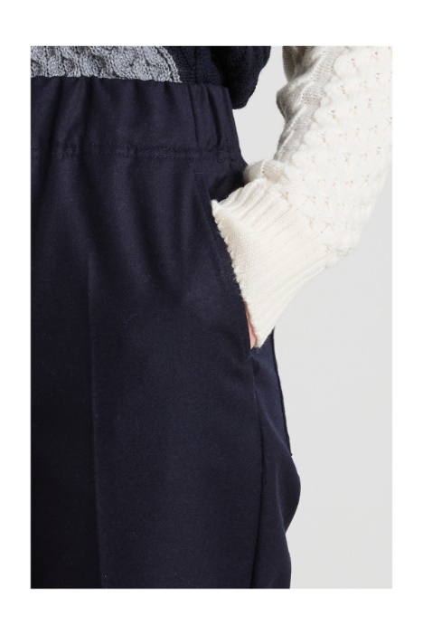 Pantaloni baggy in flanella