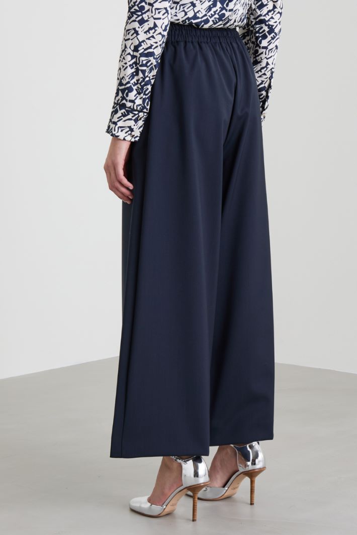 Wide-fit wool trousers Intrend - 3