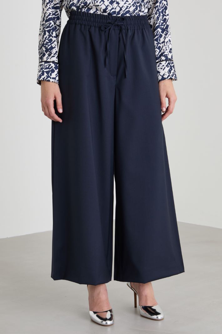 Wide-fit wool trousers Intrend - 2