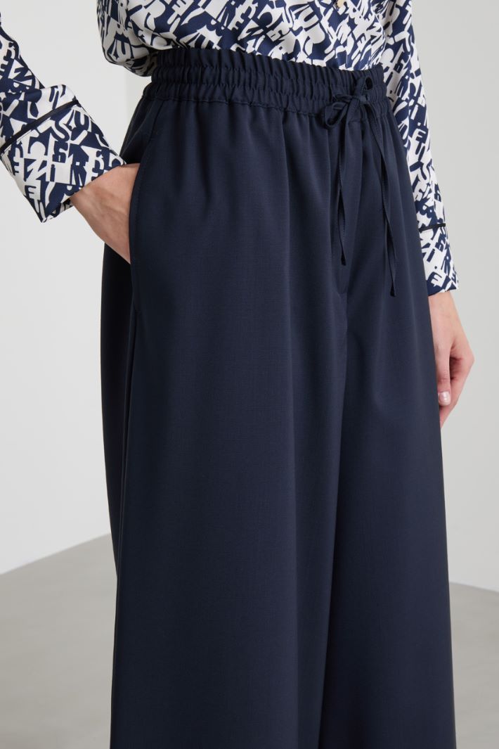 Wide-fit wool trousers Intrend - 4