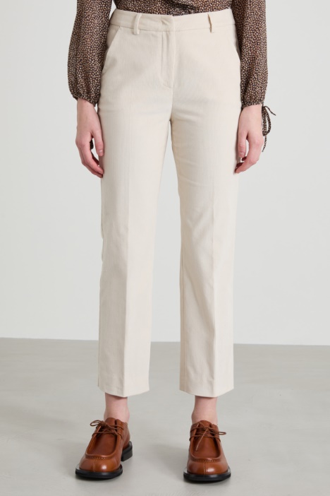 Pantaloni in velluto a coste