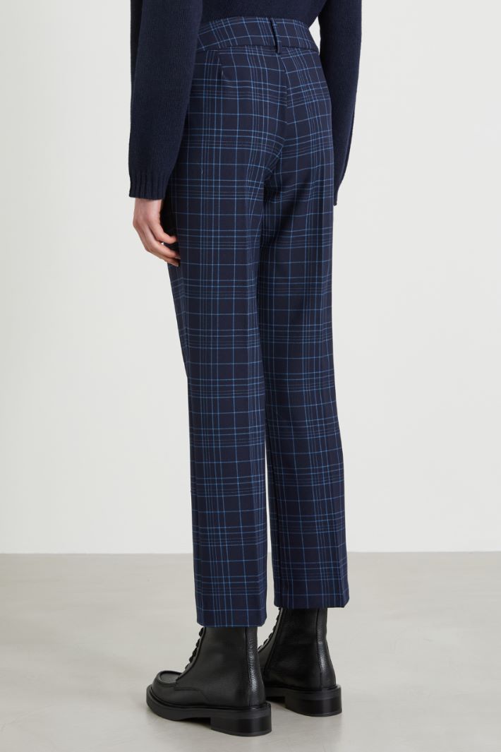 Yarn-dyed cigarette trousers Intrend - 3