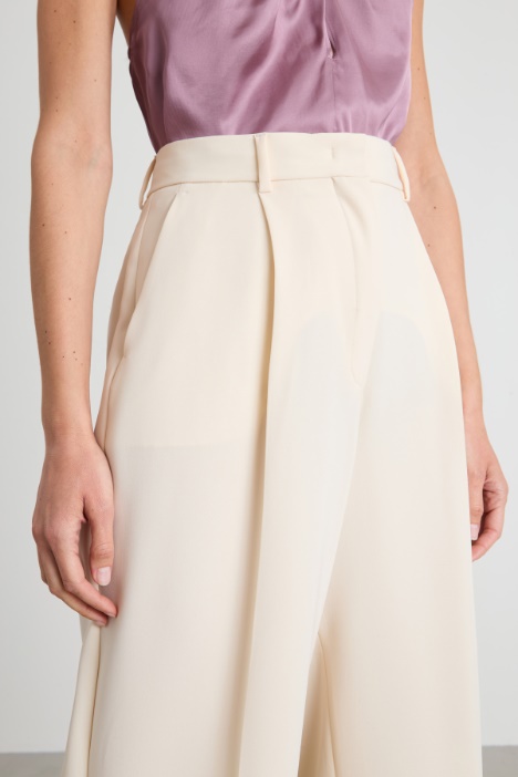 Pantaloni baggy in cady