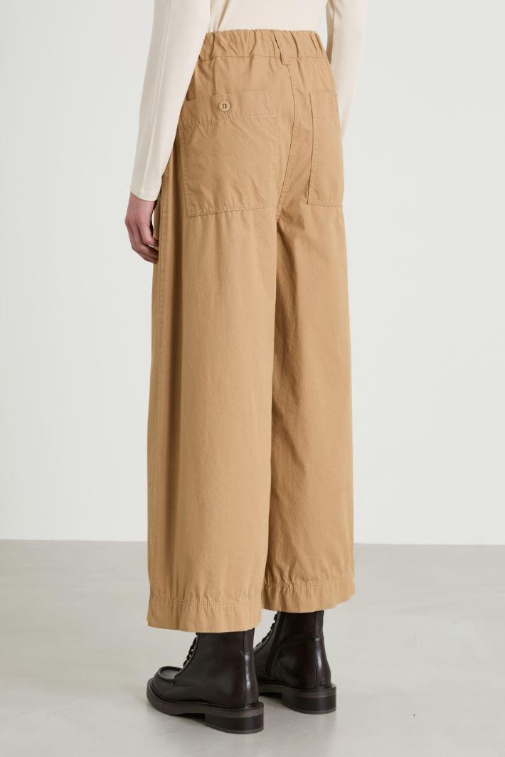 Straight canvas trousers Intrend - 3