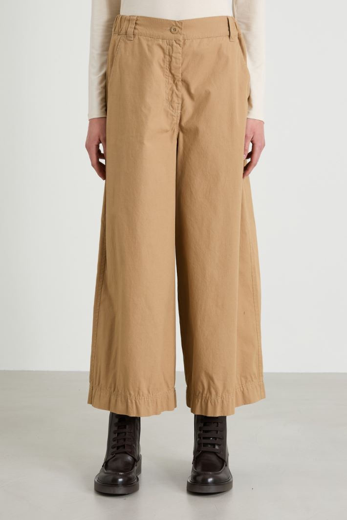 Straight canvas trousers Intrend - 2
