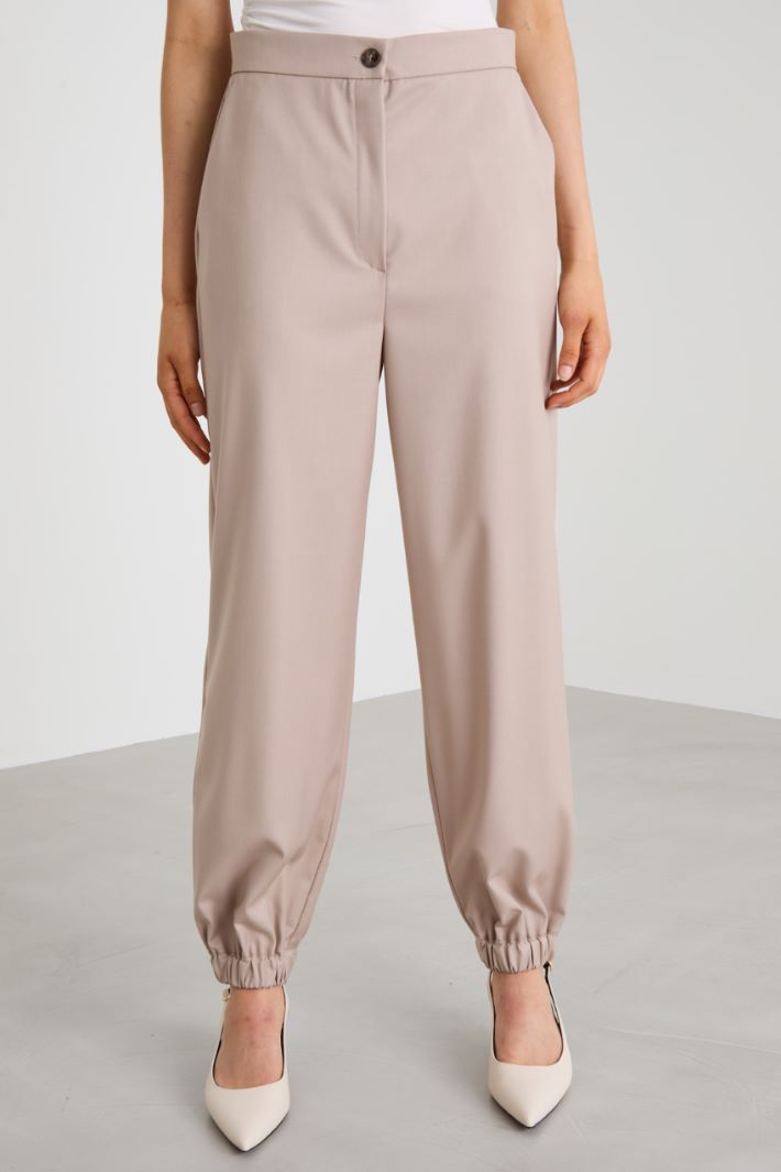 Cuffed-hem trousers Intrend - 2