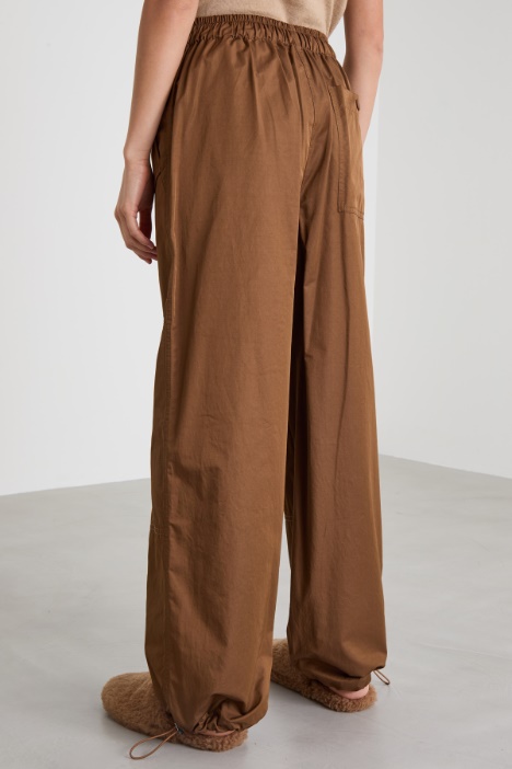 Pantaloni jogger in twill