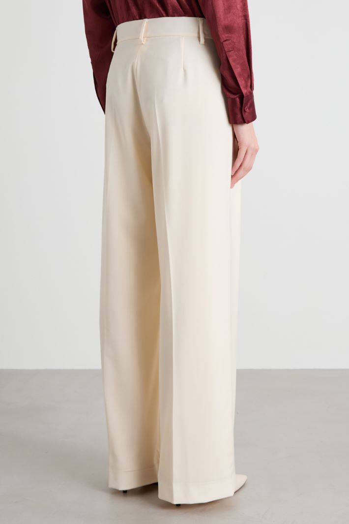 Pantalón de tela de lana Intrend - 2