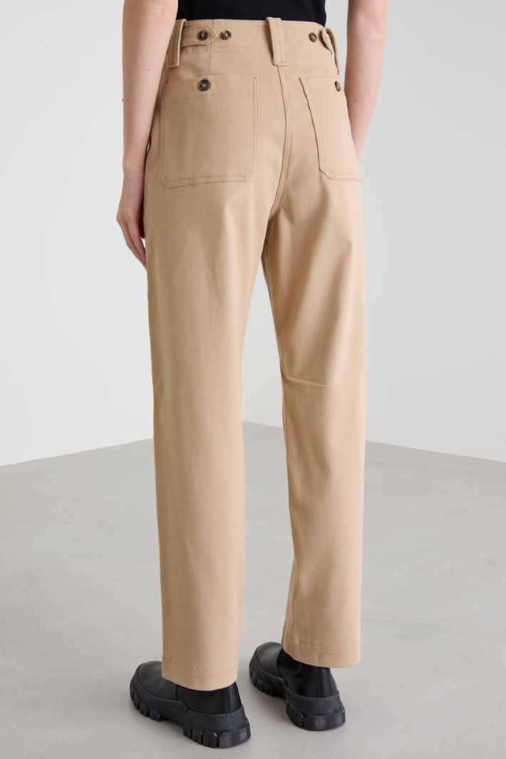 Cotton drill trousers Intrend - 3