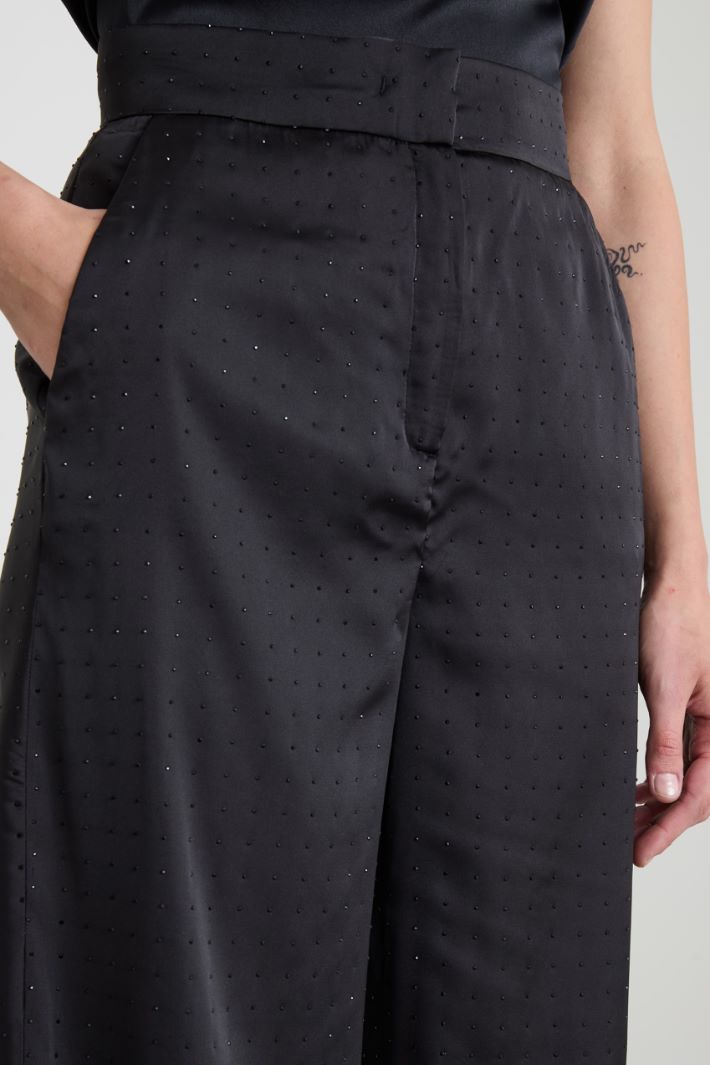 Pantaloni con strass Intrend - 4