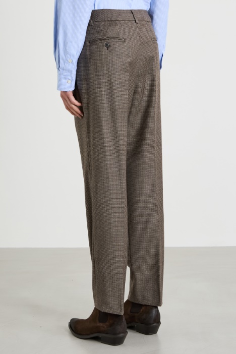 Pantalones holgados de franela