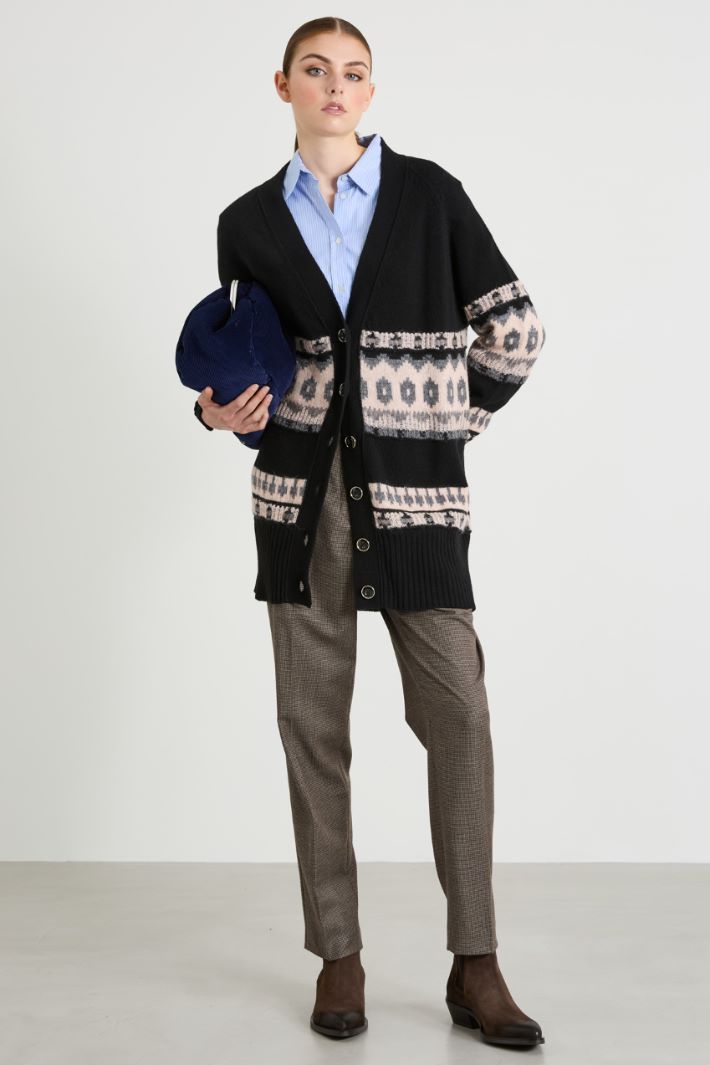 Flannel baggy trousers Intrend