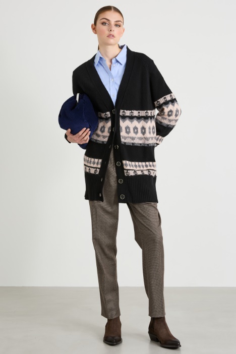 Pantalones holgados de franela Intrend