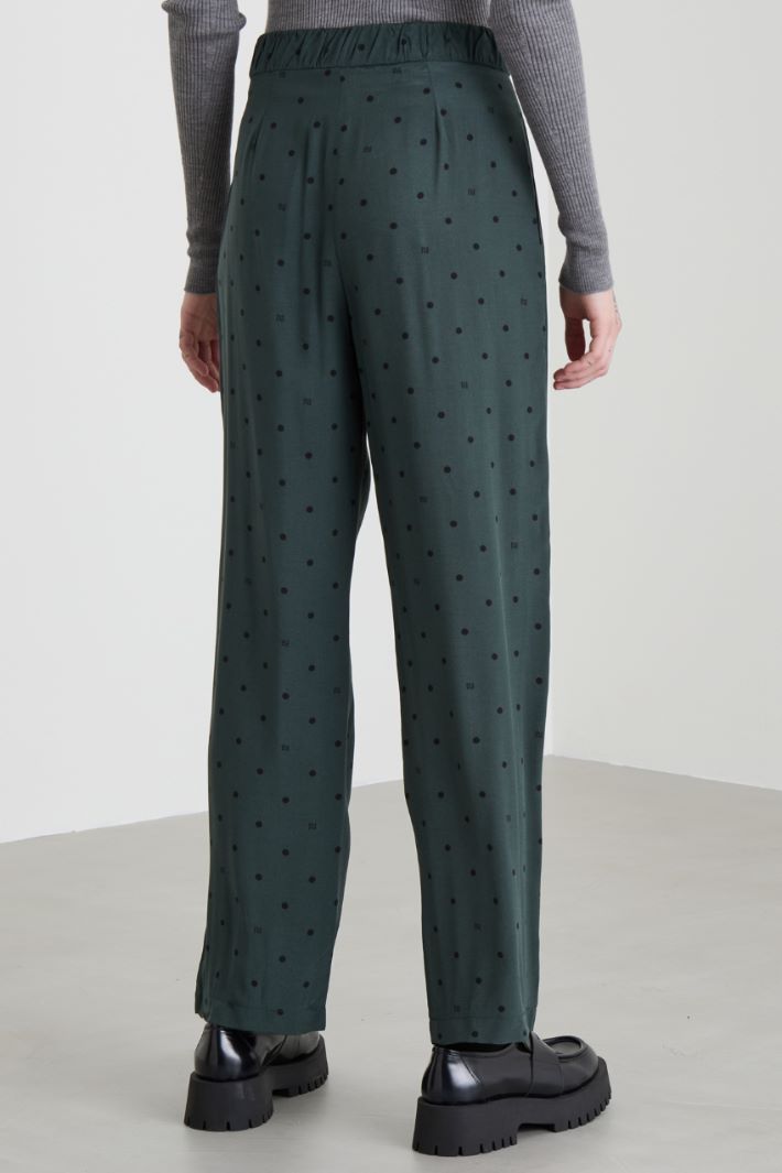 Printed baggy trousers Intrend - 3
