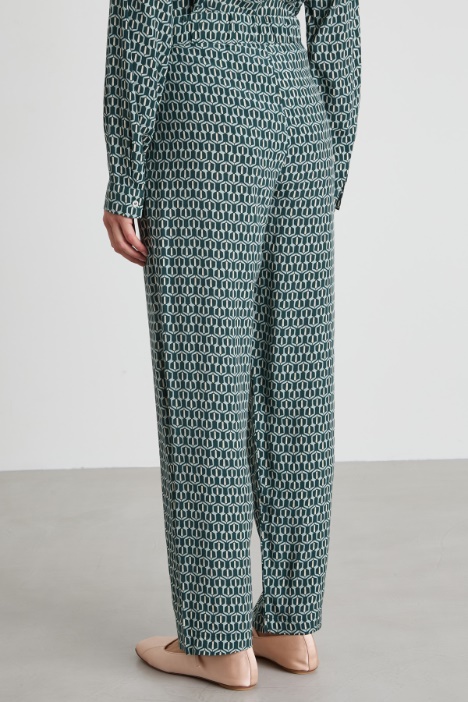 Pantaloni baggy stampati