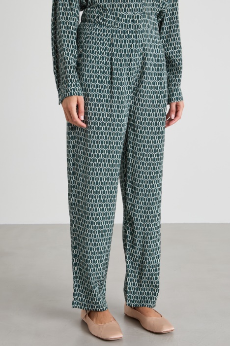 Pantaloni baggy stampati