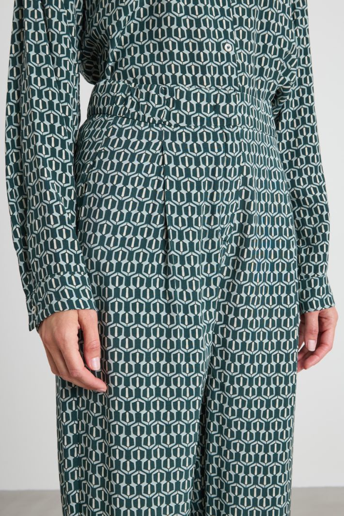 Pantaloni baggy stampati