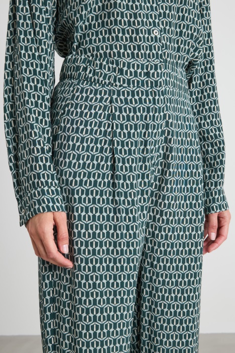 Pantaloni baggy stampati