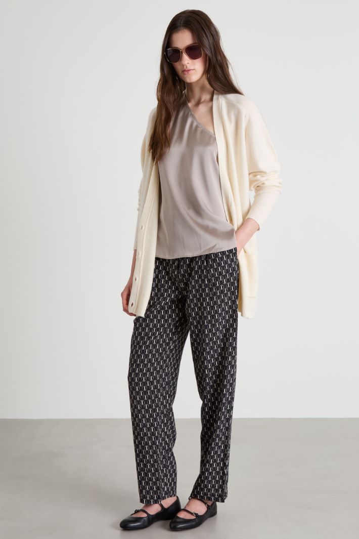 Pantaloni baggy stampati