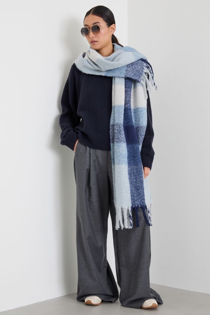 Flannel palazzo trousers Intrend