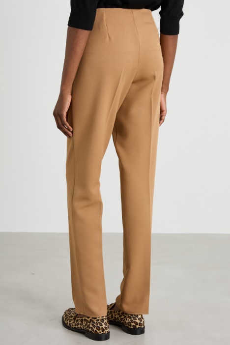 Pantaloni in tessuto diagonale