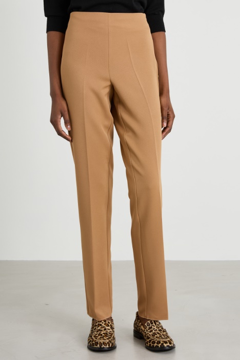 Pantaloni in tessuto diagonale