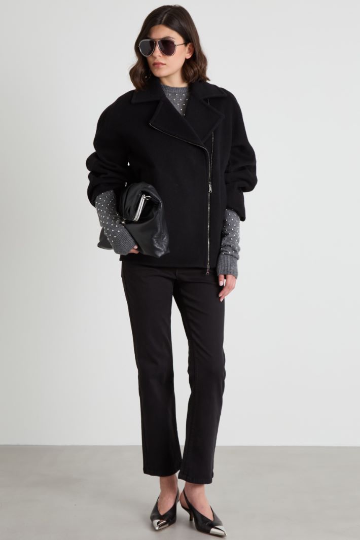 Flare gabardine trousers Intrend