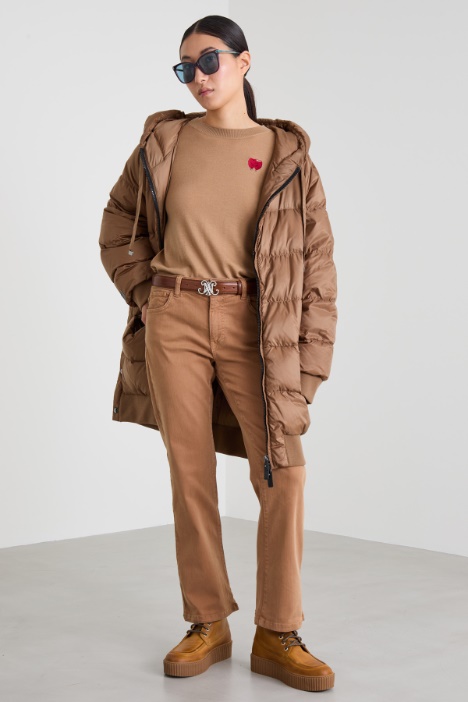 Flare gabardine trousers Intrend