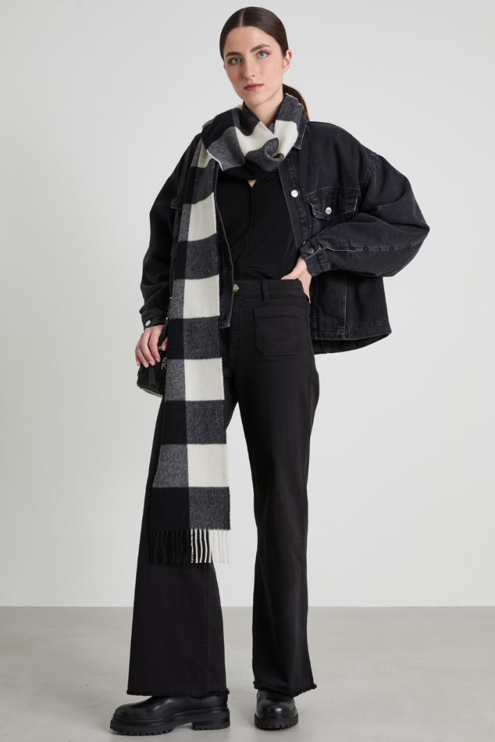 Fringed-hem trousers Intrend