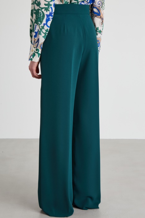 Pantaloni in envers satin