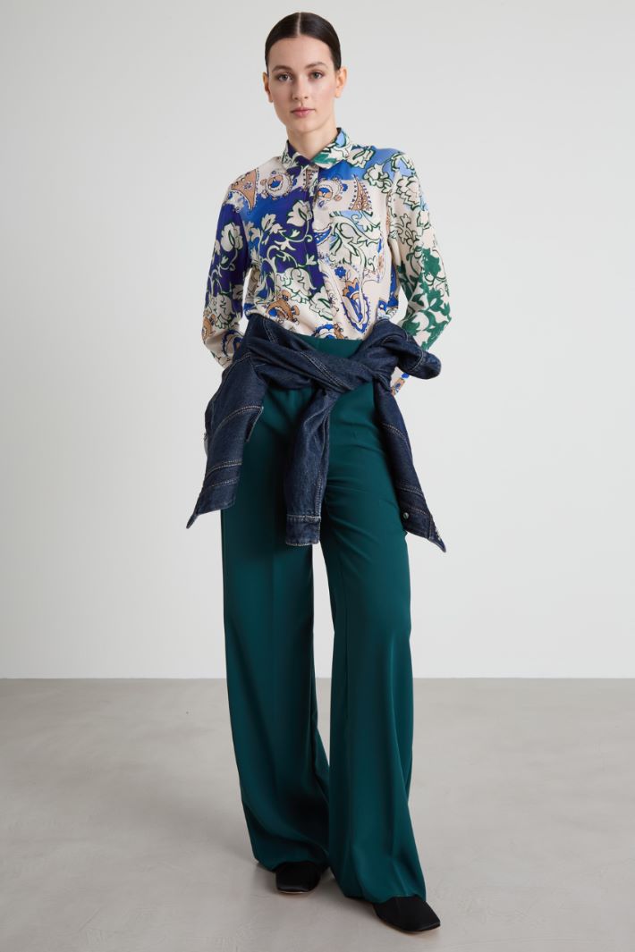Envers satin trousers Intrend