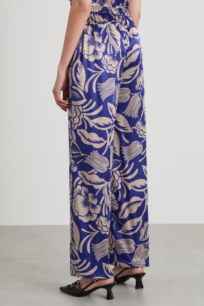 Pantaloni in raso Intrend - 3