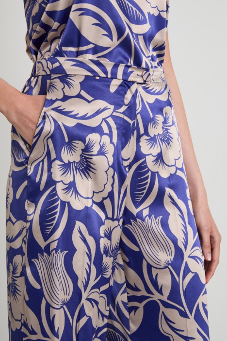 Pantaloni in raso