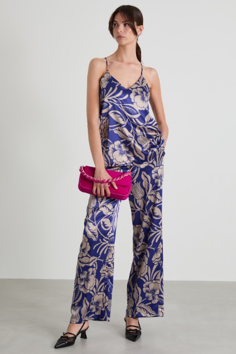 Pantaloni in raso Intrend