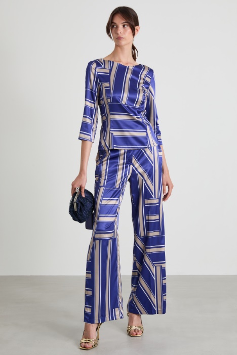Pantaloni in raso Intrend