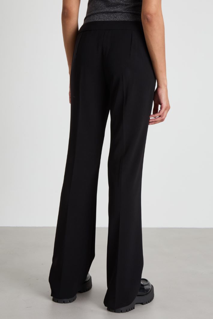 Pantaloni in twill con piega Intrend - 3