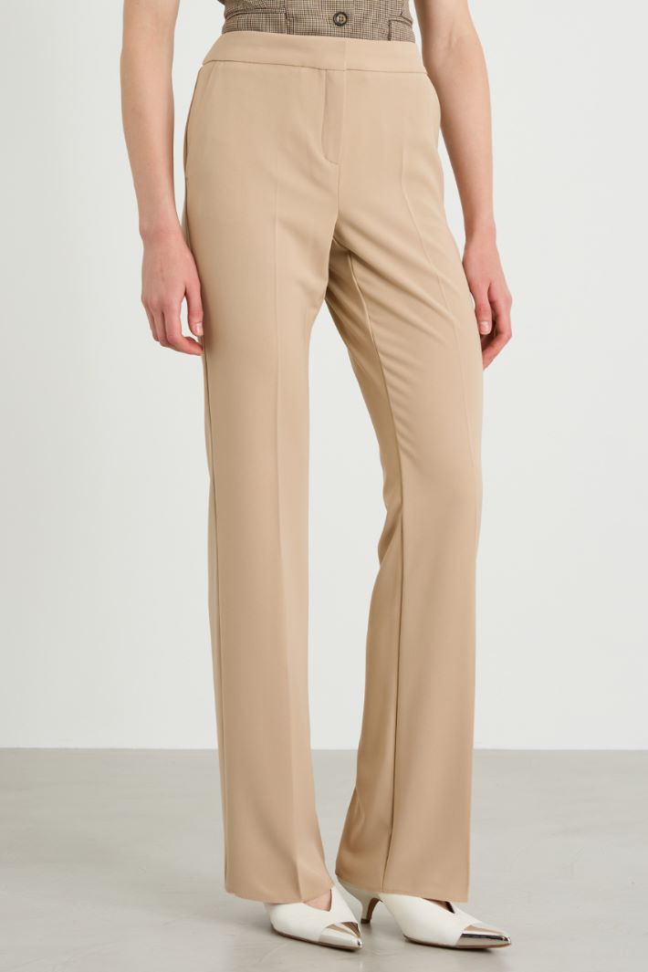 Pantaloni in twill con piega Intrend - 2